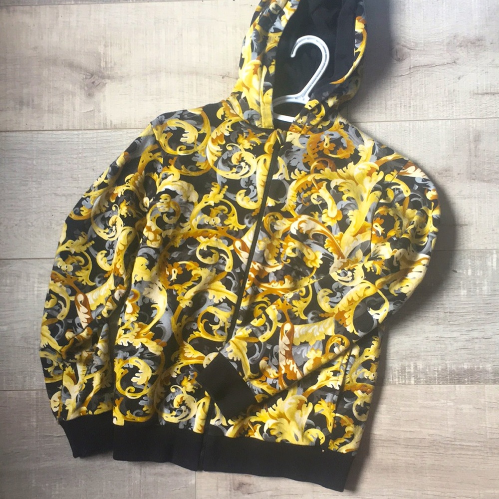 Versace zip up hoodie size 12A